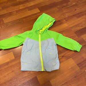 12 Month Circo Bright Green and Yellow Jacket